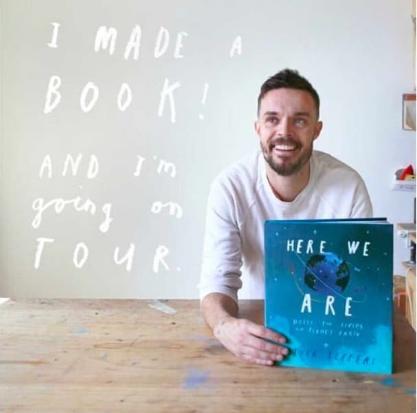 Oliver Jeffers, Literatura infantil, Perdido y encontrado, aquí estamos, Hay un fantasma en esta casa, mientras tanto en la tierra, libros