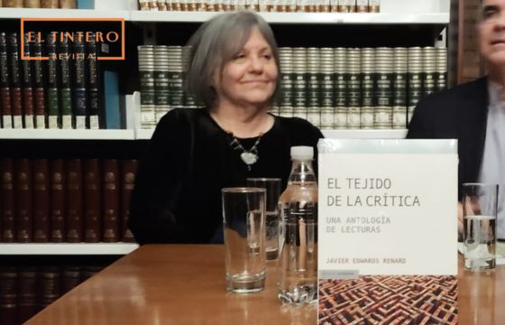 Diamela Eltit, Premio Nacional de Literatura 2018, participando en el lanzamiento del libro El tejido de la crítica de Javier Edwards en la UAH.