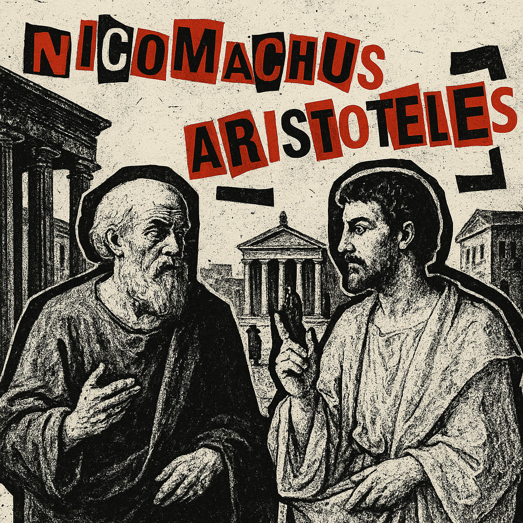 aristóteles, nicómaco, qué nos hace humanos